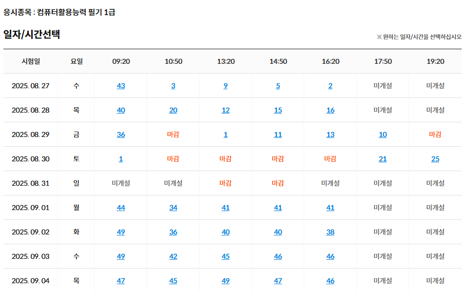 컴퓨터활용능력