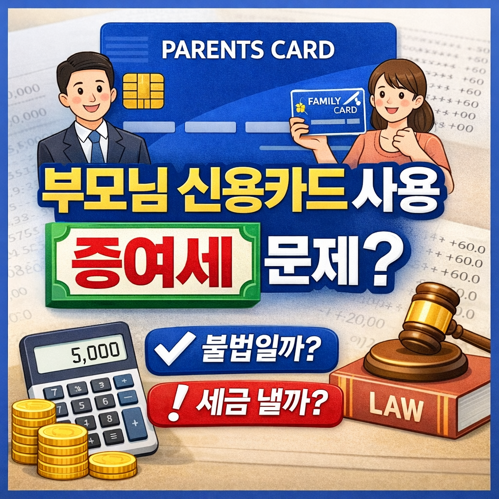 부모님 신용카드